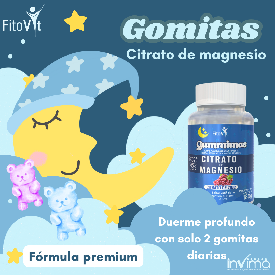 CITRATO DE MAGNESIO GOMITAS X 60 UND FITOVIT