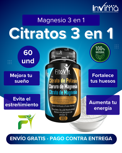 CITRATOS X 60 UND FITOVIT