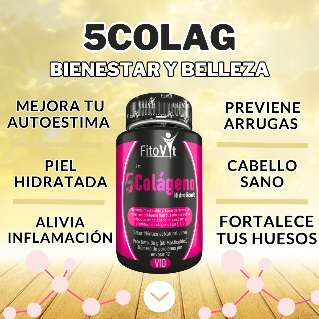5 COLAGENOS X 60 UND FITOVIT