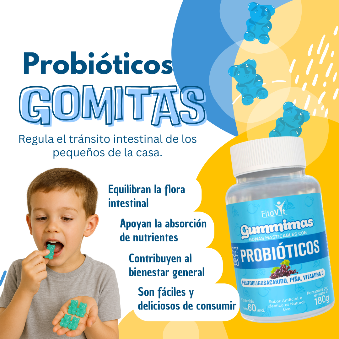 PROBIOTICOS GOMITAS X60UND FITOVIT