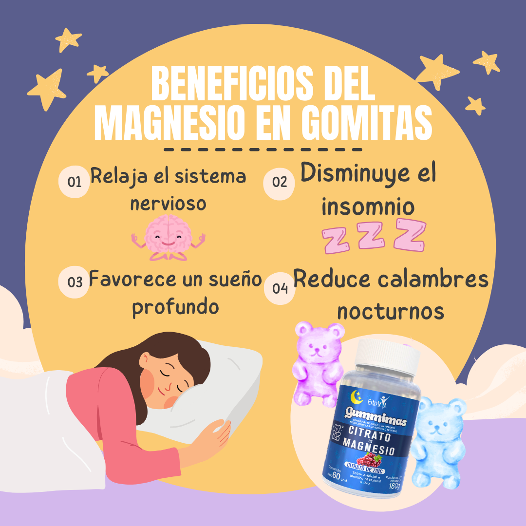 CITRATO DE MAGNESIO GOMITAS X 60 UND FITOVIT