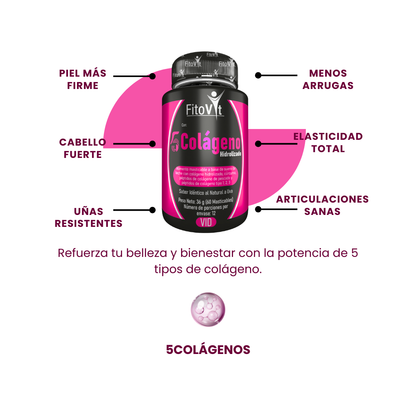 5 COLAGENOS X 60 UND FITOVIT