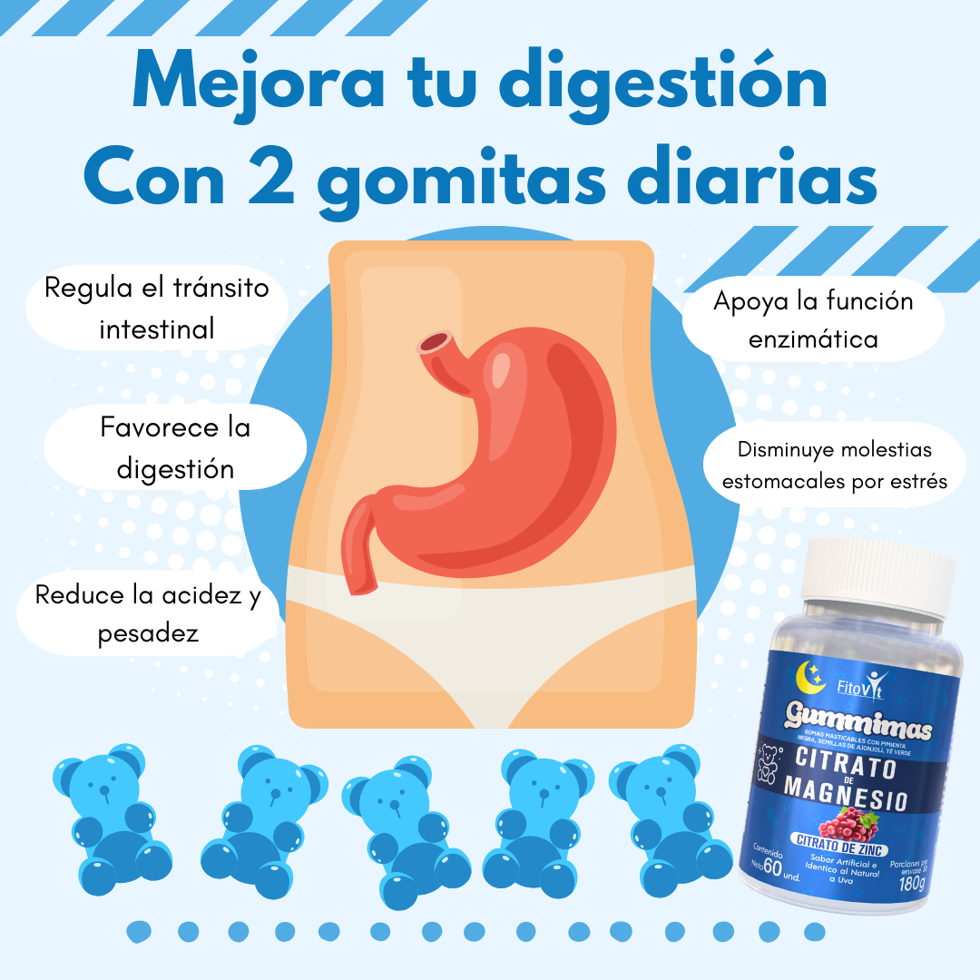 CITRATO DE MAGNESIO GOMITAS X 60 UND FITOVIT