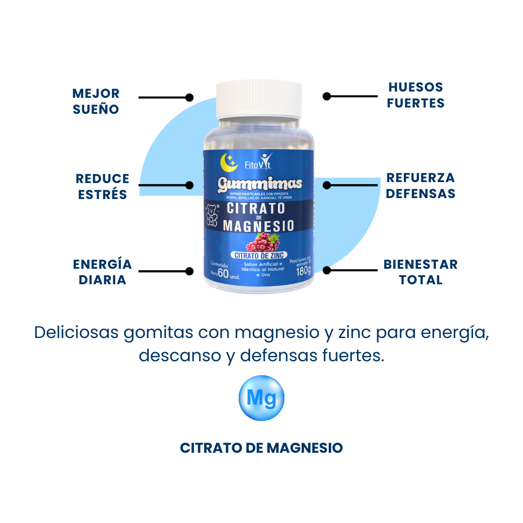 CITRATO DE MAGNESIO GOMITAS X 60 UND FITOVIT