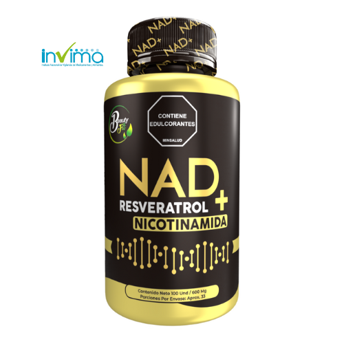 NAD+RESVERATROL Y NICOTINAMIDA X100 UND