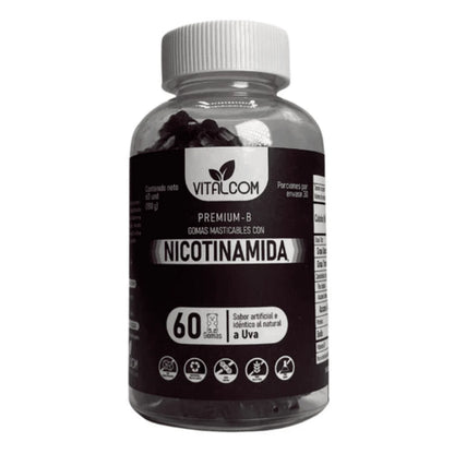 GOMAS NICOTINAMIDA VITALCOM X60
