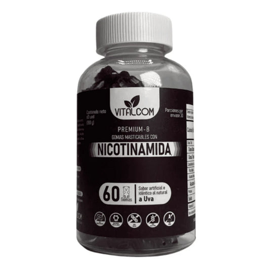 GOMAS NICOTINAMIDA VITALCOM X60