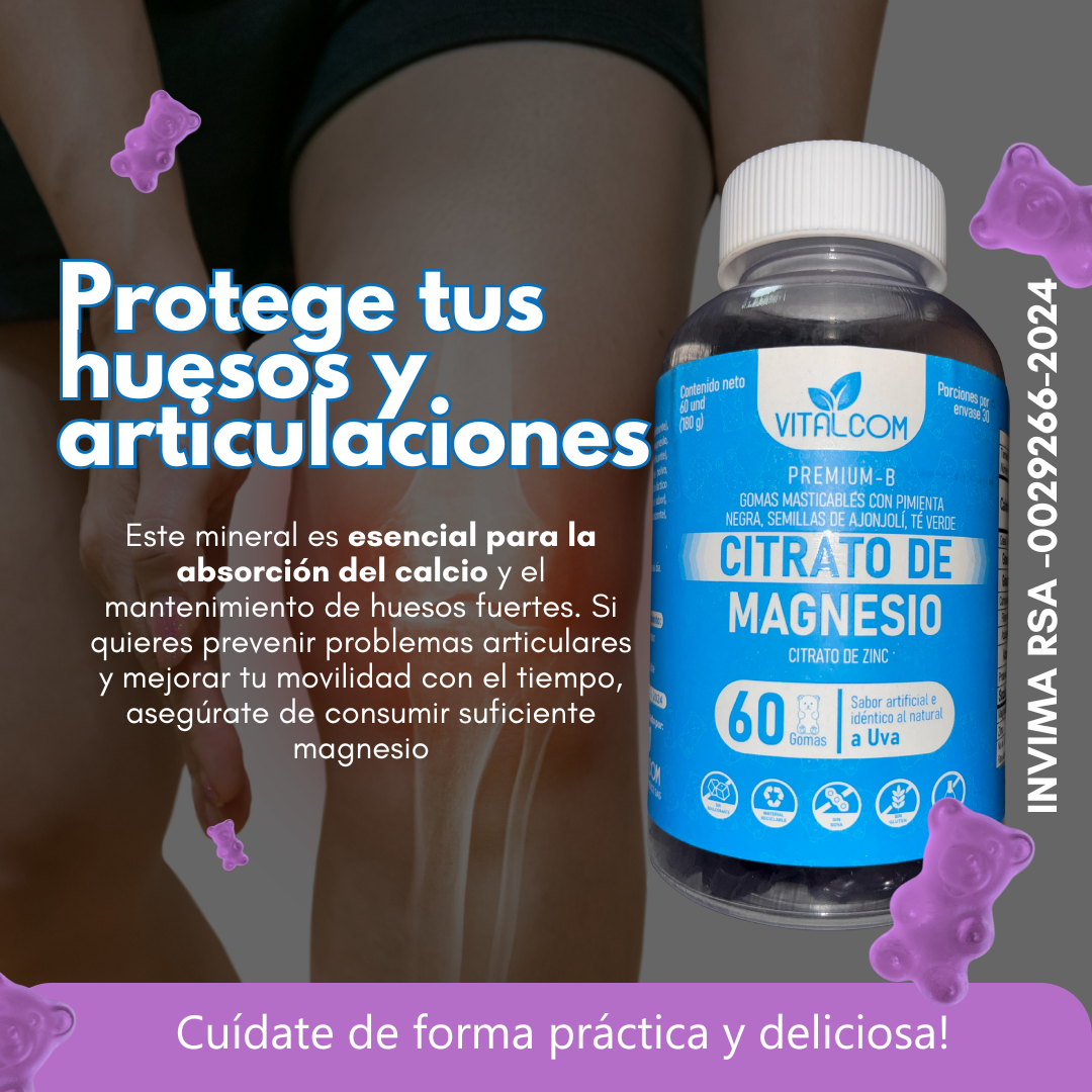 GOMAS CITRATO MAGNESIO.CM