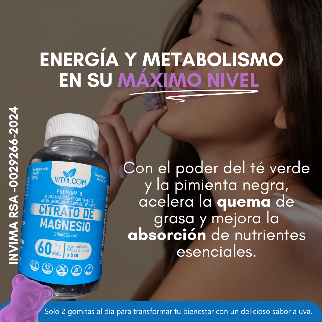 GOMAS CITRATO MAGNESIO.CM