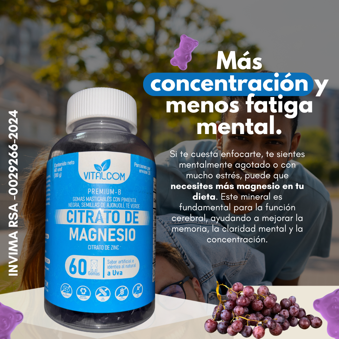 GOMAS CITRATO MAGNESIO.CM