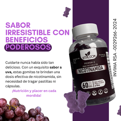 GOMAS NICOTINAMIDA. CM