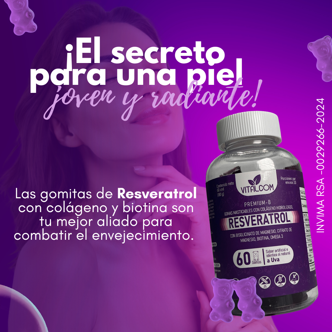 GOMAS RESVERATROL VITALCOM X60