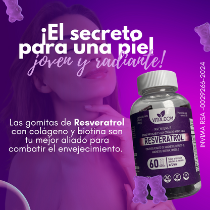 GOMAS RESVERATROL VITALCOM X60
