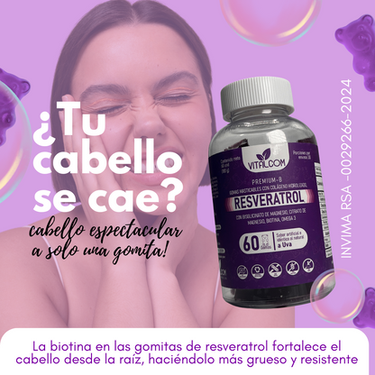 GOMAS RESVERATROL VITALCOM X60