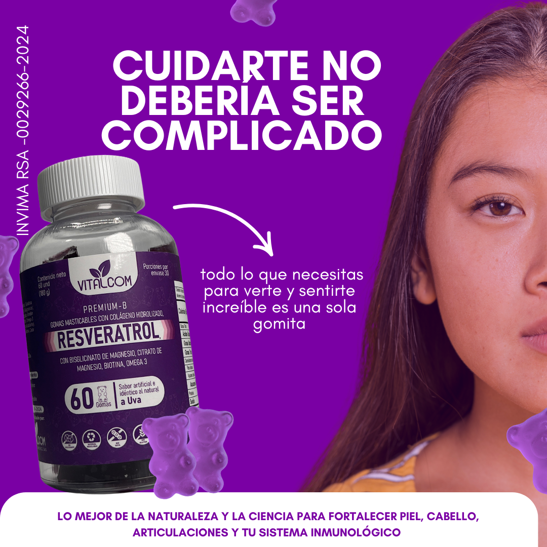 GOMAS RESVERATROL VITALCOM X60