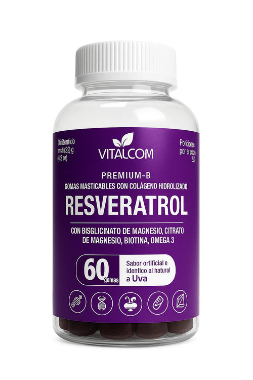 GOMAS RESVERATROL VITALCOM X60