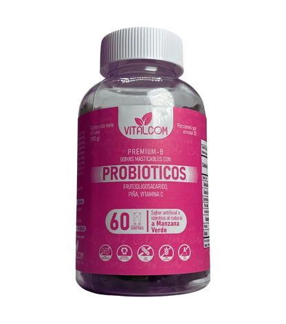 GOMAS PROBIOTICOS VITALCOM X60