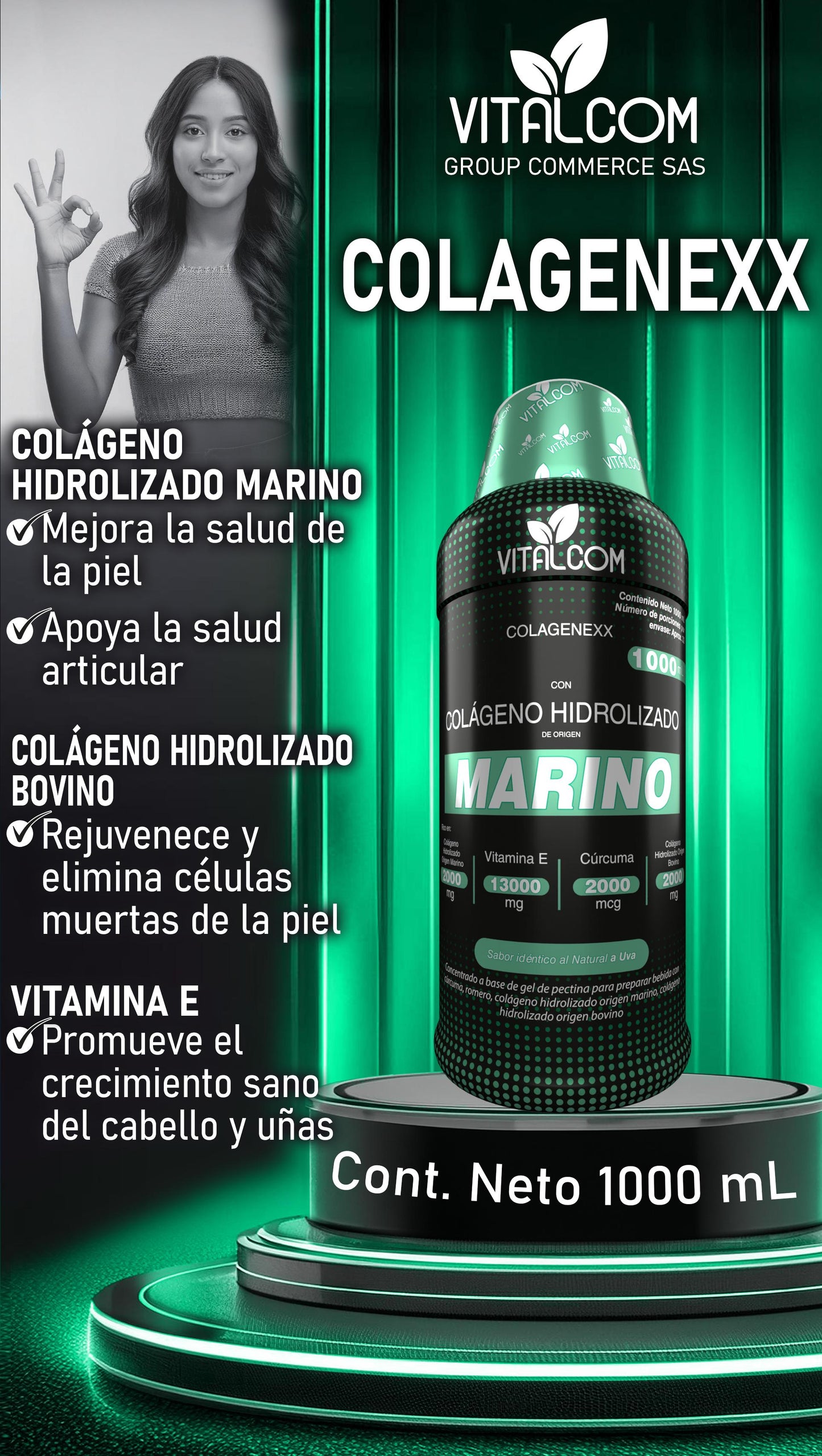 COLAGENO MARINO X1000ML. CM